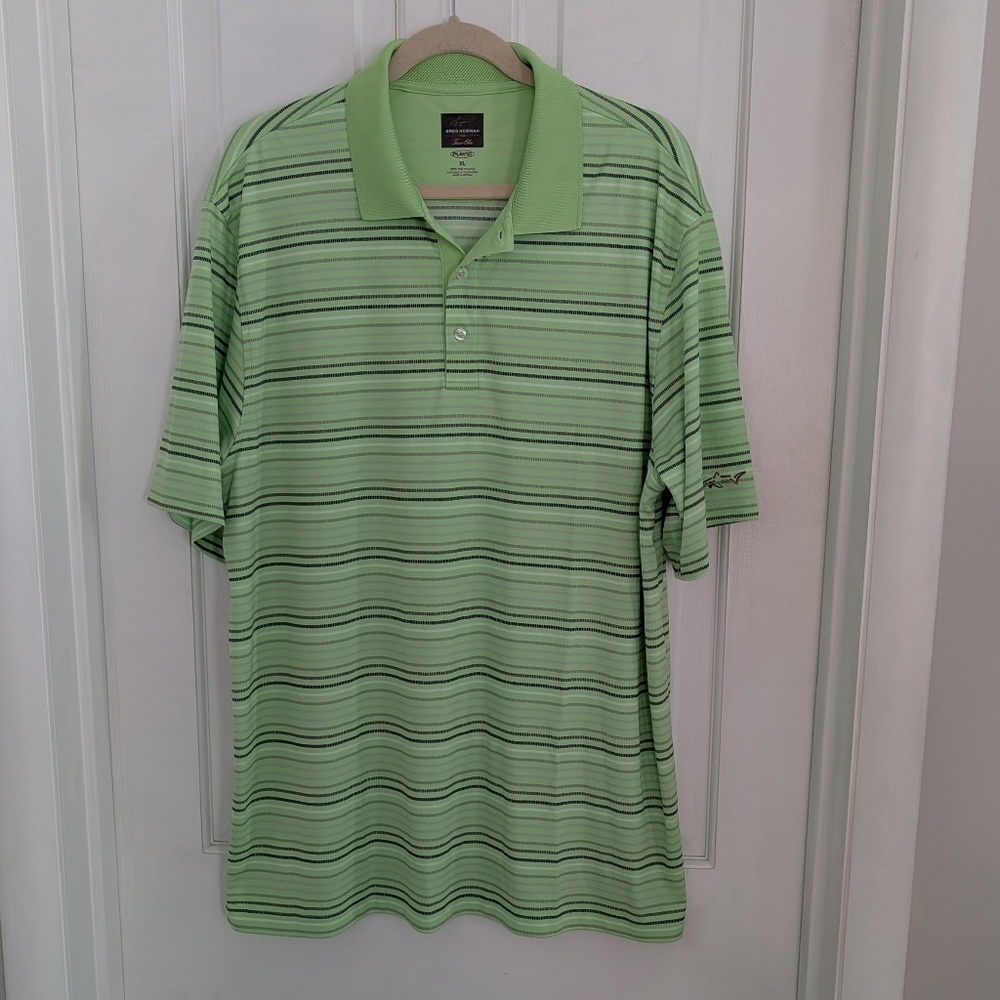Greg Norman For Tasso‎ Elba Men's Play Dry Polo Golf Shirt XTRA LARGE Athleisure